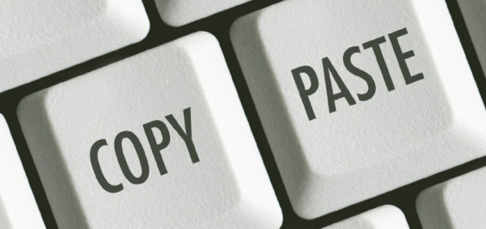 How to cut, copy and paste